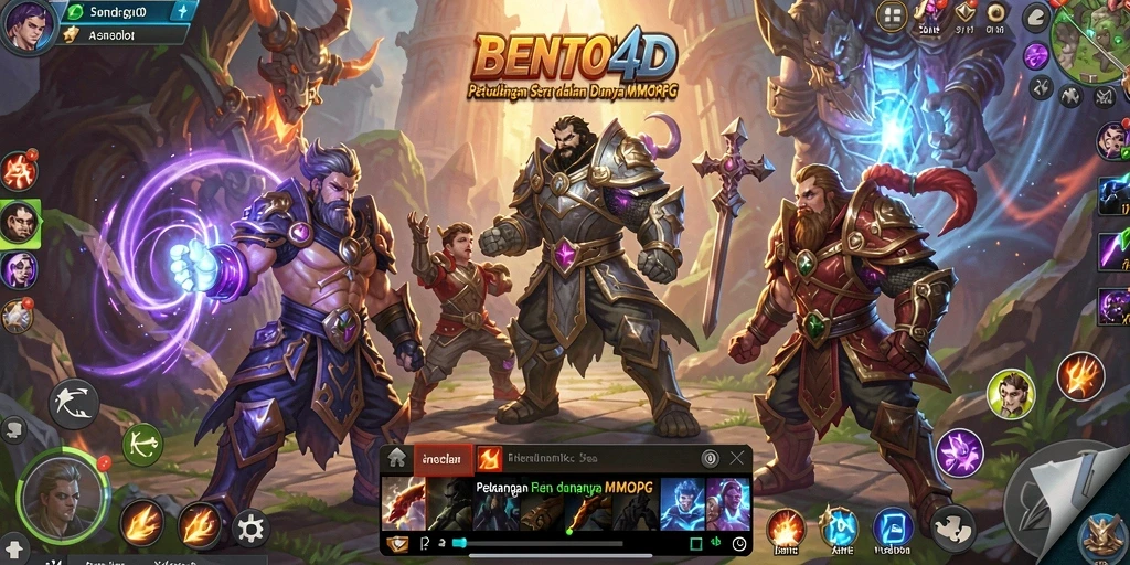 Gameplay seru di dunia fantasi BENTO4D.