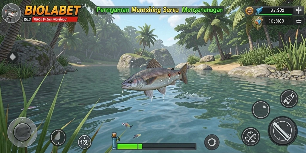 Tangkapan ikan yang menakjubkan dalam gameplay BIOLABET.