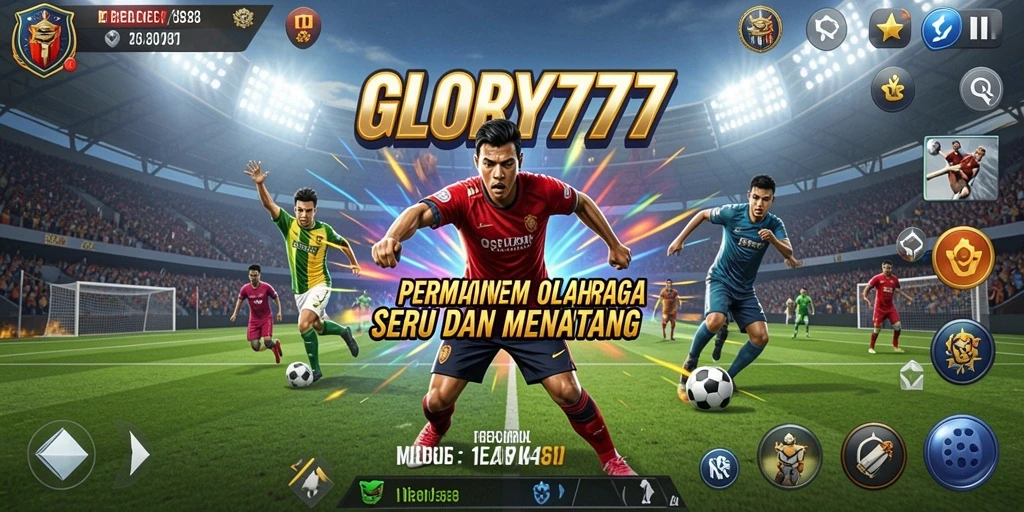 Screenshot gameplay GLORY777 menampilkan aksi seru dan dinamis dalam olahraga.