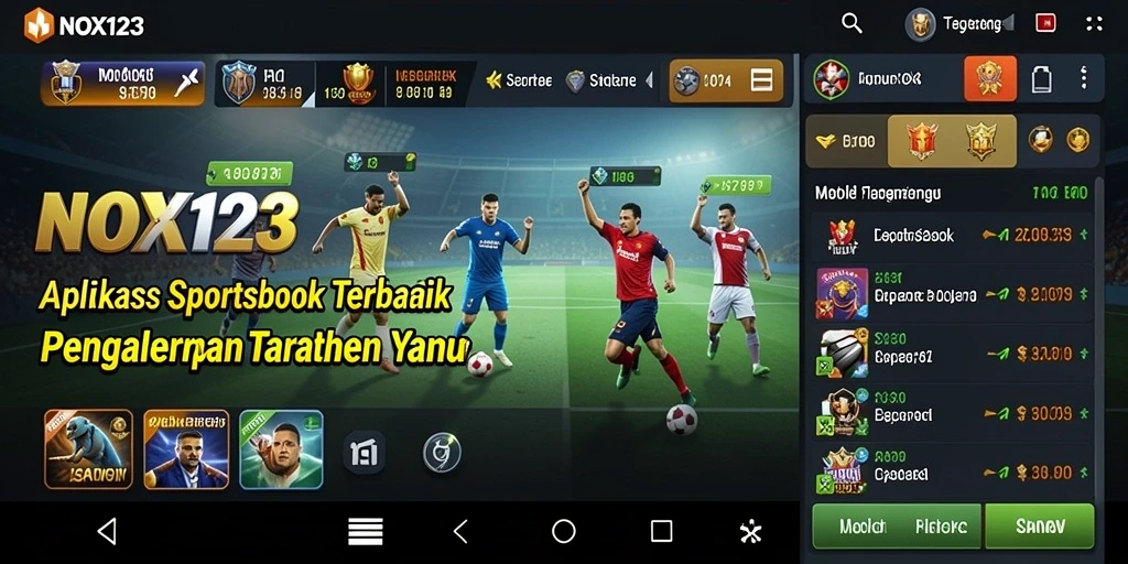 Tampilan menarik dengan berbagai pilihan taruhan olahraga.