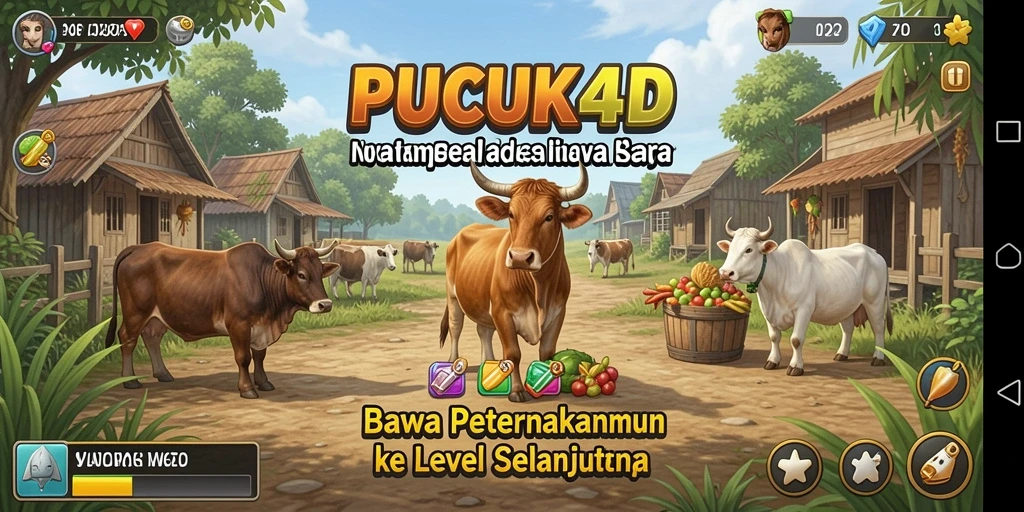 Tampilan menarik dari gameplay PUCUK4D yang penuh warna.