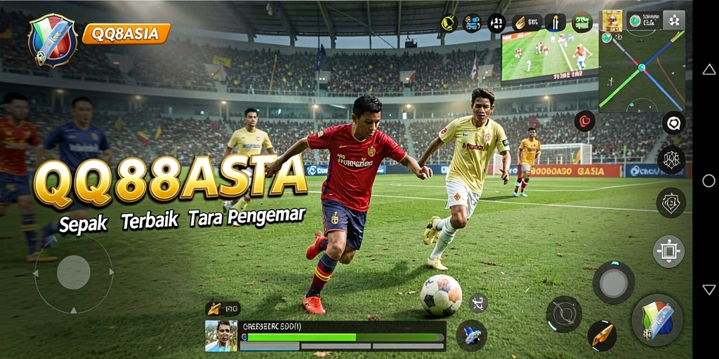 Tampilan permainan menarik dari QQ88ASIA dengan aksi penuh di lapangan.