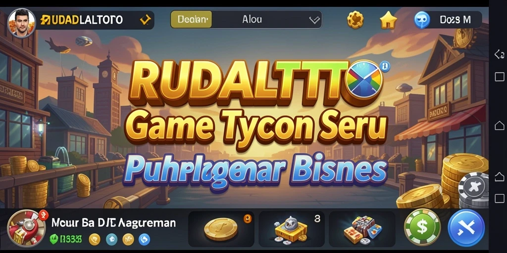 Tampilan gameplay RUDALTOTO yang menarik dan penuh strategi Tycoon.