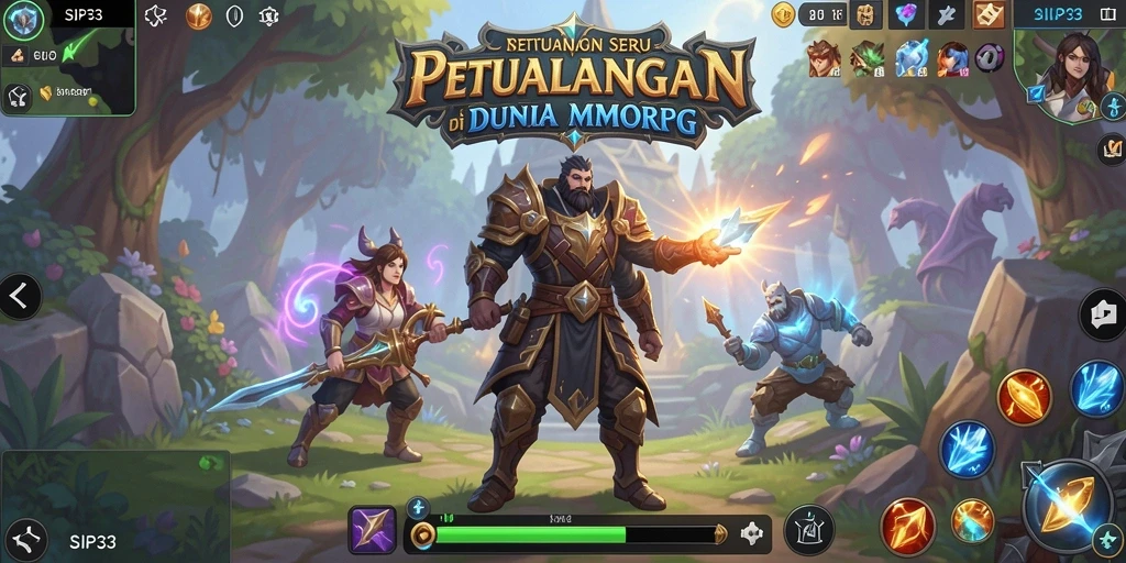 Tampilan gameplay SIP33 yang seru dan interaktif di dunia MMORPG.